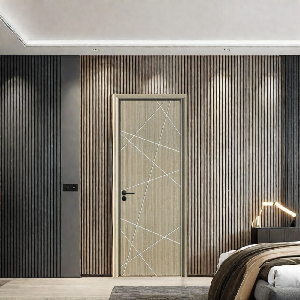 Versatility WPC Hollow Door Customizable Long-Lasting Solution