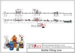 Automatic Liquid Detergent Filling Machine, Liquid Soap Filling Line With Piston