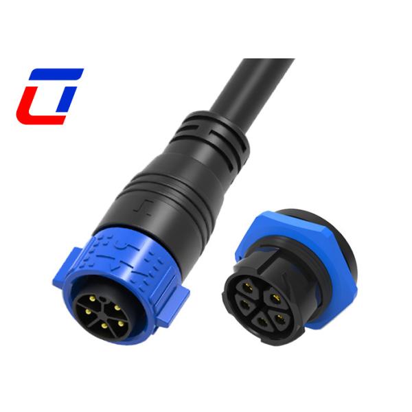 Quality 5 Pin IP67 Waterproof Connector M25 Circular Power Cable Connector 500V wholesale