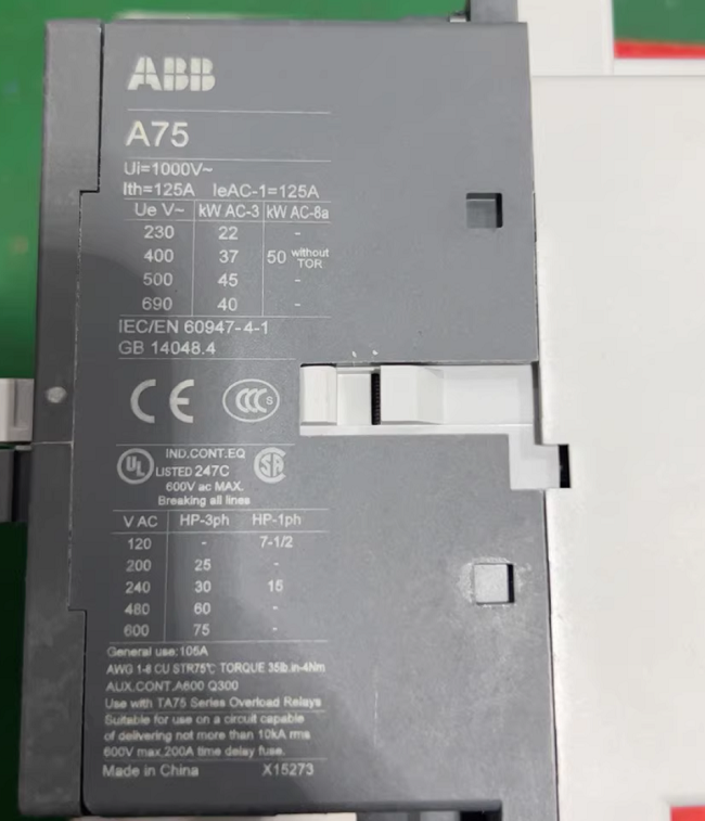 AX80-30 ABB Ac contactor Efficient reliable low-voltage control solutions