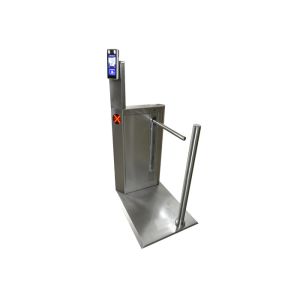 SS304 Face Recognition 450mm Arm Turnstile Barrier Gate