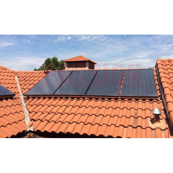 Aluminum Alloy Copper Pipe Material Flat Panel Solar Collectors Solar Geysers