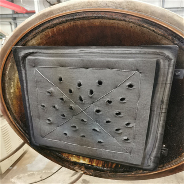 C/C Material Rigid Graphite Felt Thermal Insulating Cylinder With Long Service