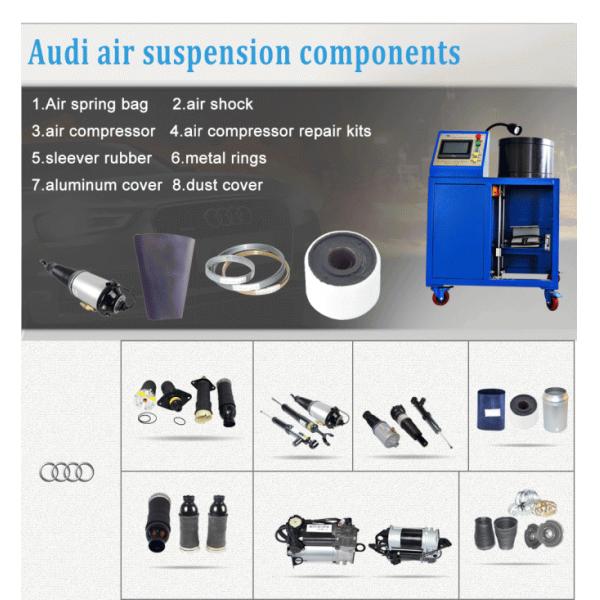 7P6616039N 7P6616040N Front Air Suspension Shock For VW Touareg Audi Q7 Porsche Cayenne 3