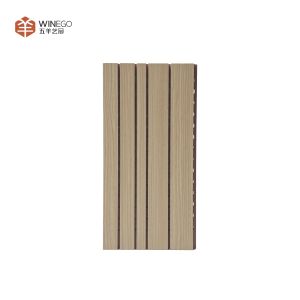 Cheap High NRC Grooved Acoustic Panel for Effective Sound Absorption in Theaters for sale