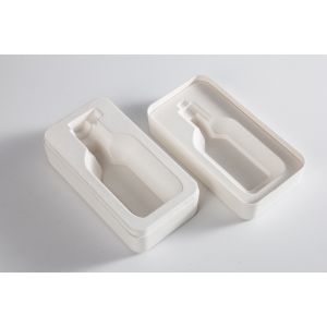 Biodegradable Molded Pulp Box Eco Friendly Printable Custom Green Packaging