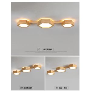 Japanese LED Corridor Lamp Modern Entrance Hall Hallway Lustres Nordic Creative