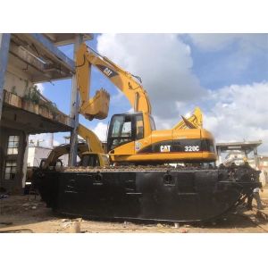 2012 Original American CAT 320 20 Ton Caterpillar Boat Excavator in 2100 Working