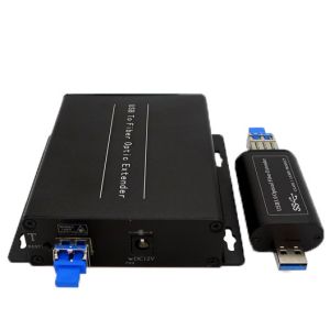 Camera USB3.0 Fiber optical extender,4 ports USB3.0 to fiber converter with 5Gb