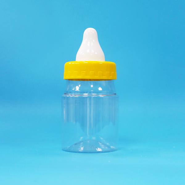 Quality Bpa Free Screw Cap Transparent PET Plastic Sealed Jar For Food Candy Cookies Nuts wholesale