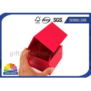 Custom Flat Fold Up Box / Foldable Gift Box Logo Printing Easy Shipping