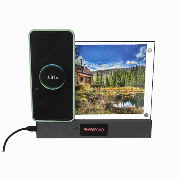 Quality 10W Electronic Wireless Charger Picture Frame Multiscene 1280X720 Resolution wholesale