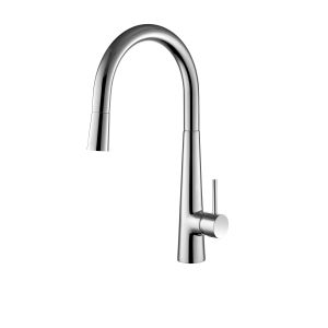 China Origin Chrome Kitchen Mixer Faucet with Long-lasting Chrome Finish T81037 on sale