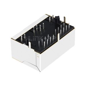 LPJ26226BENL 10/100 Base-T 8p8c Tab Down Green/Yellow LED 1x2 Port RJ45