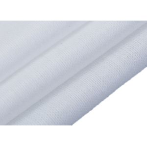 Fashion Spunlace Nonwoven Fabric White / Black Color With Flat Appearance