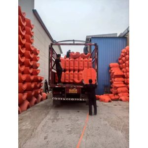 Seawater Friendly Plastic Dredging Pipe Floats With UV Resistance