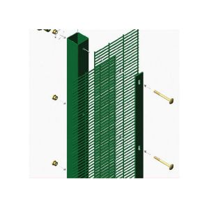 High Security Wire Mesh Fence galvanized 358 Fence welded wire mesh panel