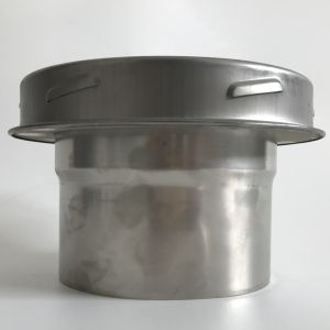 Round Double Wall Fireplace Pipe , Double Wall Pellet Stove Pipe Twist With Locking Band