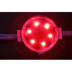 50mm DC24V 2W LED Pixel Light Full Color Rgbw Smd3535 6 Lamps IP67 LED Dot