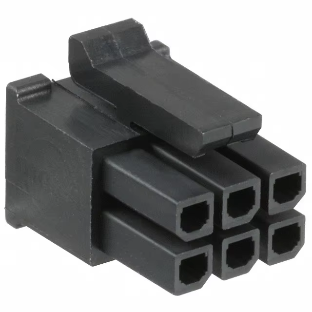 Molex 430250600 Micro-Fit 3.0 Plug Housing Dual Row 4 Circuits, 6 Pin 3 Mm In
