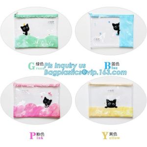 Document Bag with Zipper Storage Holder for Papers Stationery Student Gift,