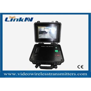 Portable COFDM Video Receiver HDMI CVBS 2-8MHz Bandwidth AES256 Enryption H.264