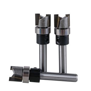 55HRC 60HRC Wood Trim Router Bits AlTiN TiAIN Wood Trimmer Engraving Machine