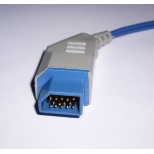 Nihon Kohden TL-201T Soft Rubber Reusable Spo2 Sensor With Rect 14Pin Connector