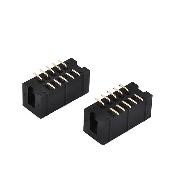 90 Degree Female Box Header Connector 2.54mm Double Row SMT Surface Mount Pin
