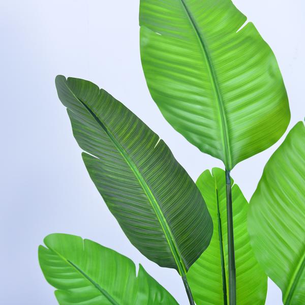 Faux Traveller's Palm Tree (artificial birds of paradise plant) - 180cm/210cm Realistic PE Leaf Artificial Plant for Indoor Outdoor Decor
