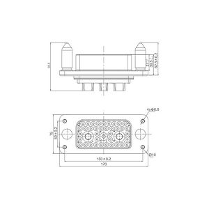 10000 Mechanical Life Battery Swapping System Connector For EV HEV Ebike