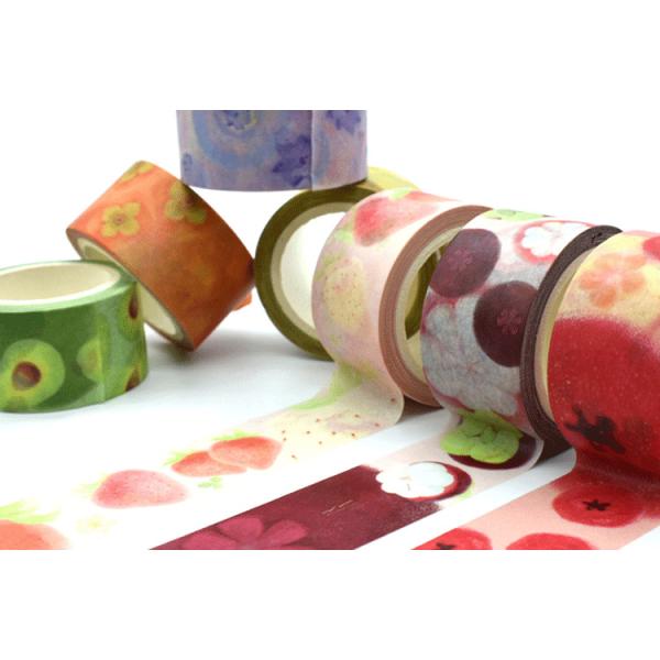 Quality 10m General Purpose Fruits Pattern Masking Washi Tape wholesale