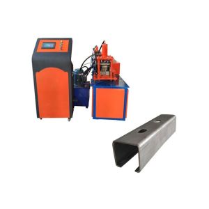 Cheap Automatic C Channel With Punching Roof Truss Steel Light Steel Keel Roll Forming Machine for sale