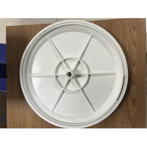 Black Nano Bubble Diffuser , Membrane Disc Diffuser For Fish Aquaculture Water