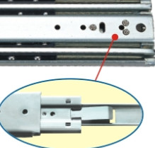 Custom Slide Track Channel / Metal Door Track Two Lock In Function Slide
