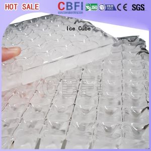 Commercial Ice Maker / Ice Cube Making Machine With PLC Central Program Control