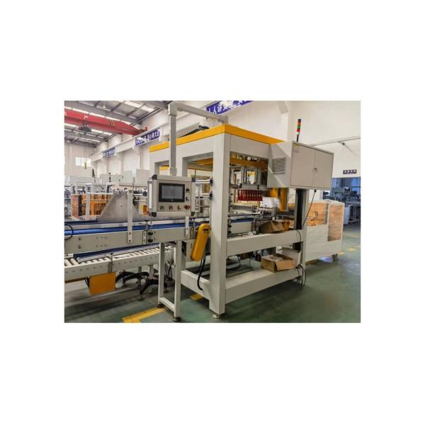 Electric Driven Bottle Top Loading Carton Packing Machine with PLC Control