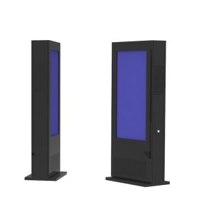 65 Inch Digital Kiosks Touch Screen , Floor Standing LCD Advertising Display