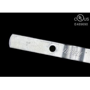 Industrial Silver Pipe Riser Clamp Customized For Cable Support , Building