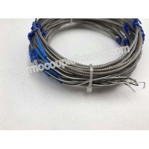 Hot Runner Thermocouple Rtd Sensor With 4mm Diameter Metal Transition And Leads