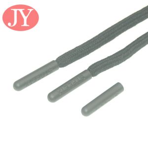 Jiayang aglet Debossed logo matte black color tube shape ABS plastic tipping