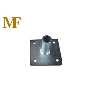 China Swivel Fixed Galvanized Based Plate Scaffold 150mm X 150mm on sale