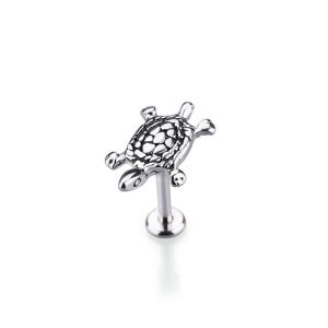 Fasshion Body Piercing Jewelry Tortoise Cute Labret Ring With Factory Price