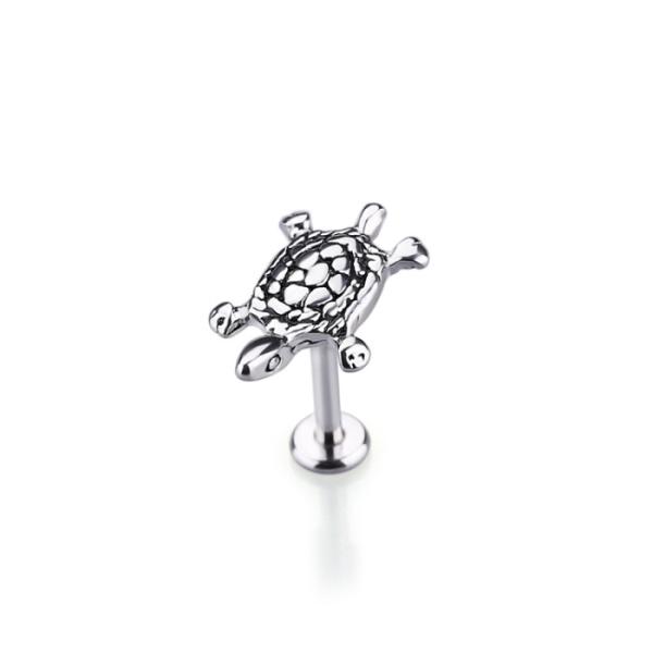 Fasshion Body Piercing Jewelry Tortoise Cute Labret Ring With Factory Price