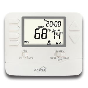 24V Multi Stage 2 Heat 2 Cool Digital Wireless temperature controller Room