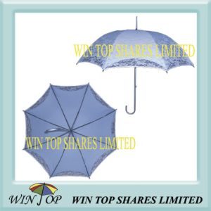 Ladies Aluminum Sun Parasol with Double Canopy