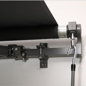 Patio Awning Retractable Awning Outdoor Canopy with Crank Handle and Water
