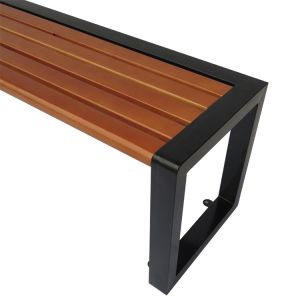 1400*400*450mm Rustic Outdoor Backless Bench Without Backrest