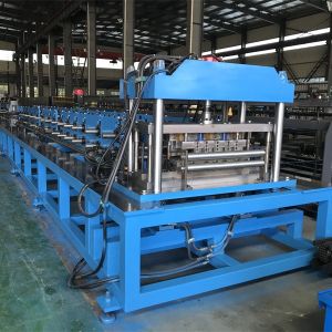 Adjustable Shelf Box Panel Roll Forming Machine 0.8mm Drive By Gearbox