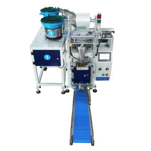 Automatic Screw Spare Part Counting Packaging Machine With Two Vibration Bowl